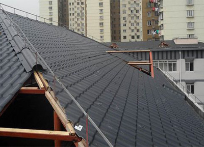 树脂瓦屋顶太阳能的安装